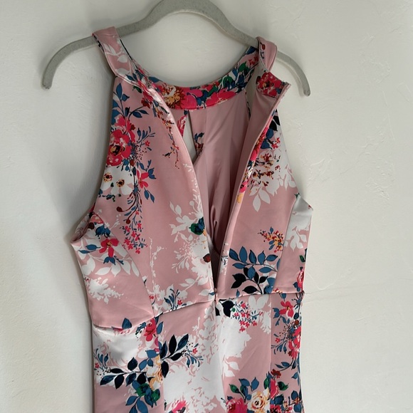 Roz & Ali Sleeveless Scuba Knit Fit & Flare Style Dress - Picture 4 of 6